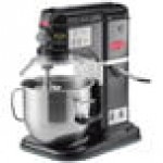 Avantco MIX8GBK Black 8 Qt. Bowl Lift Countertop Mixer with Guard & Standard Accessories - 120V, 4/5 hp