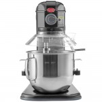 Avantco MIX8GBK Black 8 Qt. Bowl Lift Countertop Mixer with Guard & Standard Accessories - 120V, 4/5 hp