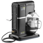Avantco MIX8GBK Black 8 Qt. Bowl Lift Countertop Mixer with Guard & Standard Accessories - 120V, 4/5 hp
