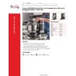 Avantco MIX8GBK Black 8 Qt. Bowl Lift Countertop Mixer with Guard & Standard Accessories - 120V, 4/5 hp