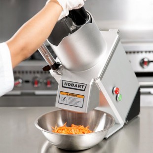Hobart FP150-1 Full Moon Pusher Continuous Feed Food Processor - 1/2 hp