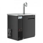 Avantco UDD-48-HC Four Tap Kegerator Beer Dispenser - Black, (2) 1/2 Keg Capacity