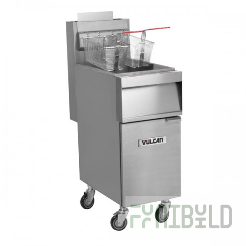 Vulcan 1GR35M-1 35-40 lb. Natural Gas Floor Fryer - 90,000 BTU