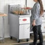 Avantco FF50 Liquid Propane 50 lb. Stainless Steel Floor Fryer - 120,000 BTU Avantco FF50 Liquid Propane 50 lb. Stainless Steel Floor Fryer - 120,000 BTU