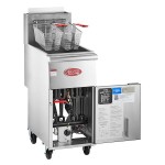 Avantco FF50 Liquid Propane 50 lb. Stainless Steel Floor Fryer - 120,000 BTU Avantco FF50 Liquid Propane 50 lb. Stainless Steel Floor Fryer - 120,000 BTU