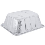 Western Plastics Half Size Foil Steam Table Pan Extra Deep 4 3/16