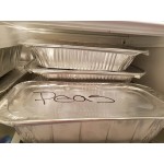 Western Plastics Half Size Foil Steam Table Pan Extra Deep 4 3/16