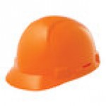 Lift Safety Briggs Orange 4-Point Ratchet Suspension Short Brim Hard Hat HBSE-7O