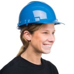 Cordova Duo Safety Blue Cap Style Hard Hat with 4-Point Ratchet Suspension Cordova Duo Safety Blue Cap Style Hard Hat with 4-Point Ratchet Suspension