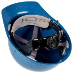 Cordova Duo Safety Blue Cap Style Hard Hat with 4-Point Ratchet Suspension Cordova Duo Safety Blue Cap Style Hard Hat with 4-Point Ratchet Suspension
