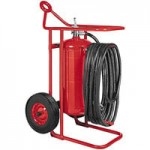 Badger 20684 125 lb. Mobile Purple K Stored Pressure Fire Extinguisher - UL Rating 240-B:C Badger 20684 125 lb. Mobile Purple K Stored Pressure Fire Extinguisher - UL Rating 240-B:C