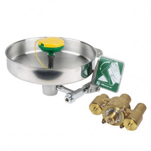 T&S EW-7360B-TMV Wall Mounted Face / Eye Wash Station with Mixing Valve T&S EW-7360B-TMV Wall Mounted Face / Eye Wash Station with Mixing Valve