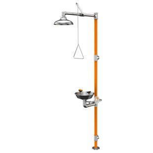 Guardian Equipment G1996 Stainless Steel Safety Station with Eye / Face Wash