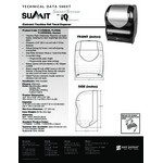San Jamar T1470BKSS Smart System with IQ Sensor Summit Hands Free Roll Towel Dispenser - Black / Stainless Steel Look San Jamar T1470BKSS Smart System with IQ Sensor Summit Hands Free Roll Towel Dispenser - Black / Stainless Steel Look