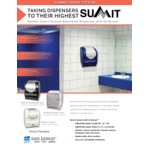 San Jamar T1470BKSS Smart System with IQ Sensor Summit Hands Free Roll Towel Dispenser - Black / Stainless Steel Look San Jamar T1470BKSS Smart System with IQ Sensor Summit Hands Free Roll Towel Dispenser - Black / Stainless Steel Look