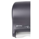 San Jamar T8400TBK Smart Essence Classic Hands Free Paper Towel Dispenser - Black Pearl