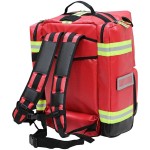 Kemp USA 10-115-RED-TPN Red Fluid-Resistant Tarpaulin Ultimate EMS Backpack Kemp USA 10-115-RED-TPN Red Fluid-Resistant Tarpaulin Ultimate EMS Backpack