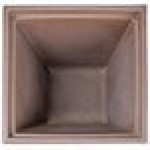 Commercial Zone 724665 ModTec 39 Gallon Old Bronze Square Trash Can with Stainless Steel Lid Commercial Zone 724665 ModTec 39 Gallon Old Bronze Square Trash Can with Stainless Steel Lid