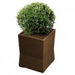 Commercial Zone 724665 ModTec 39 Gallon Old Bronze Square Trash Can with Stainless Steel Lid Commercial Zone 724665 ModTec 39 Gallon Old Bronze Square Trash Can with Stainless Steel Lid