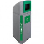 Busch Systems Octo 104439 32 Gallon LDPE Decorative Outdoor Mixed Recyclables Receptacle Busch Systems Octo 104439 32 Gallon LDPE Decorative Outdoor Mixed Recyclables Receptacle