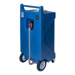 PourAway Cadet Deluxe 456805 30 Gallon Granite Blue HDPE Rectangular Liquids Disposal Receptacle