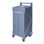 PourAway Cadet Deluxe 456805 30 Gallon Granite Blue HDPE Rectangular Liquids Disposal Receptacle