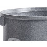 Toter RND44-B0149 44 Gallon Dark Gray Granite Round Trash Can Toter RND44-B0149 44 Gallon Dark Gray Granite Round Trash Can