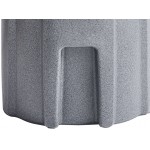 Toter RND44-B0149 44 Gallon Dark Gray Granite Round Trash Can Toter RND44-B0149 44 Gallon Dark Gray Granite Round Trash Can