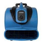 XPOWER P-800H-Blue 3-Speed Air Mover with Telescopic Handle and Wheels - 3/4 hp XPOWER P-800H-Blue 3-Speed Air Mover with Telescopic Handle and Wheels - 3/4 hp