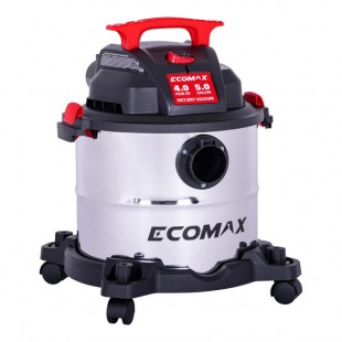 Ecomax EM18115 5 Gallon 4 Peak hp Stainless Steel Wet / Dry Vacuum with Tool Kit - 120V, 1 Phase Ecomax EM18115 5 Gallon 4 Peak hp Stainless Steel Wet / Dry Vacuum with Tool Kit - 120V, 1 Phase