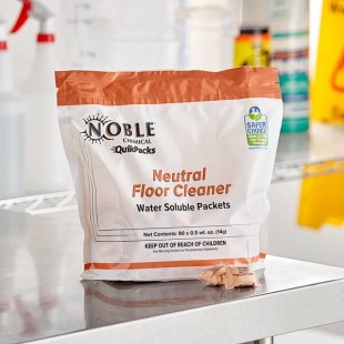 Noble QuikPacks 0.5 oz. Concentrated Neutral Floor Cleaner Packs 90 Count Bag Noble QuikPacks 0.5 oz. Concentrated Neutral Floor Cleaner Packs 90 Count Bag
