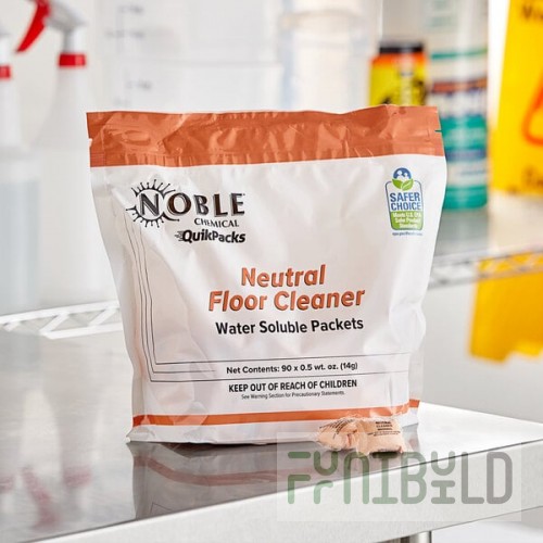 Noble QuikPacks 0.5 oz. Concentrated Neutral Floor Cleaner Packs 90 Count Bag