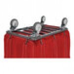 R&B Wire Products, Inc. 12 Bushel Red Fully Sewn Vinyl Basket Truck with Bumper and Swivel Casters 412SOBC/RD R&B Wire Products, Inc. 12 Bushel Red Fully Sewn Vinyl Basket Truck with Bumper and Swivel Casters 412SOBC/RD