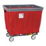 R&B Wire Products, Inc. 12 Bushel Red Fully Sewn Vinyl Basket Truck with Bumper and Swivel Casters 412SOBC/RD R&B Wire Products, Inc. 12 Bushel Red Fully Sewn Vinyl Basket Truck with Bumper and Swivel Casters 412SOBC/RD