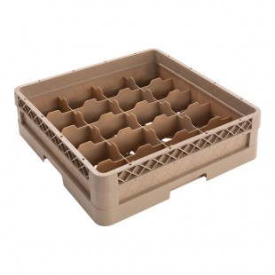 Vollrath CR5A Traex® 20 Compartment Beige Full-Size Closed Wall 4 13/16