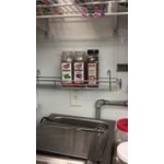 Metro SR24BR Smartwall G3 Plated Spice Rack / Utility Shelf 5 1/4