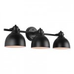 Canarm Polo Matte Black Farmhouse 3-Light Pendant Light - 120V, 60W