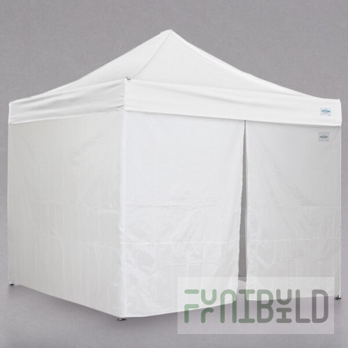 Caravan Canopy 21003606010 Traveler 10' x 10' White Light-Duty Commercial Grade Instant Canopy Kit