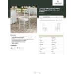 Lancaster Table & Seating White Wood Chiavari Chair with Ivory Cushion Lancaster Table & Seating White Wood Chiavari Chair with Ivory Cushion