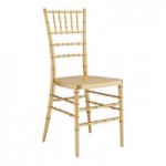 Lancaster Table & Seating White Wood Chiavari Chair with Ivory Cushion Lancaster Table & Seating White Wood Chiavari Chair with Ivory Cushion