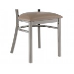 Lancaster Table & Seating Clear Coat Finish Ladder Back Chair with 2 1/2