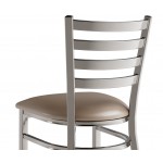 Lancaster Table & Seating Clear Coat Finish Ladder Back Chair with 2 1/2