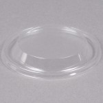 Dart 20DLCR Clear No Vent Dome Lid with No Hole - 1,000/Case