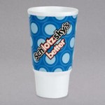 Dart 20DLCR Clear No Vent Dome Lid with No Hole - 1,000/Case