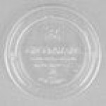 Fabri-Kal GXL250PC Greenware 2 oz. Compostable Clear Plastic Souffle / Portion Cup Lid - 2,010/Case