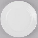 Libbey Porcelana 5.5 oz. Bright White Porcelain Fruit Bowl - Sample