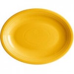 Acopa Capri 4.5 oz. Mango Orange Stoneware Fruit Bowl / Monkey Dish - 48/Case