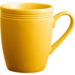 Acopa Capri 4.5 oz. Mango Orange Stoneware Fruit Bowl / Monkey Dish - 48/Case