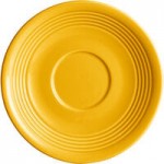 Acopa Capri 4.5 oz. Mango Orange Stoneware Fruit Bowl / Monkey Dish - 48/Case