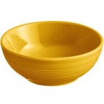 Acopa Capri 4.5 oz. Mango Orange Stoneware Fruit Bowl / Monkey Dish - 48/Case